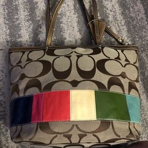 Colorful Coach bag